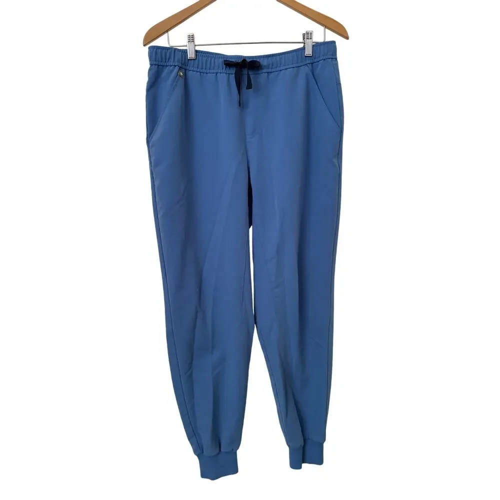 Figs Ceil Blue Men's Tansen Jogger Scrub Pants Large Scrub Casual Nurse Hospital